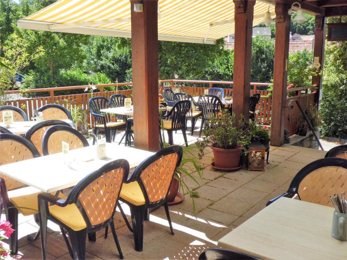 Restaurant - Pension Herrgottstal Креглинген Екстериор снимка