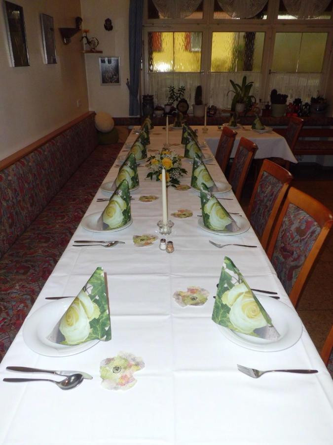 Restaurant - Pension Herrgottstal Креглинген Екстериор снимка